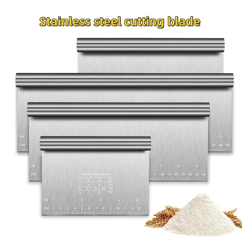 Stainless Scale Cake Scraper DIY Dough Pastry