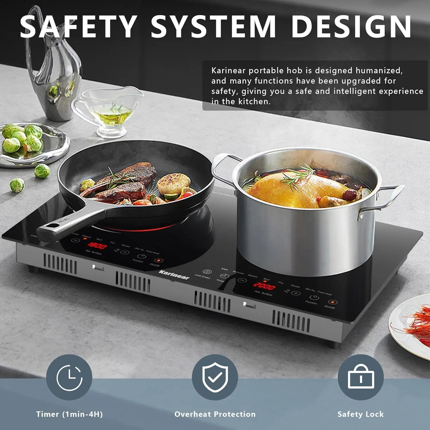2 Burner Ceramic Electric Cooktop