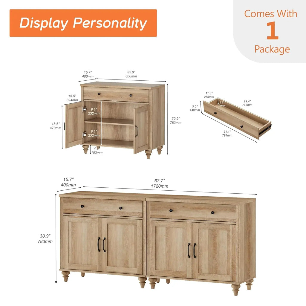 Large Buffet Cabinet/ Kitchen Storage Cabinet