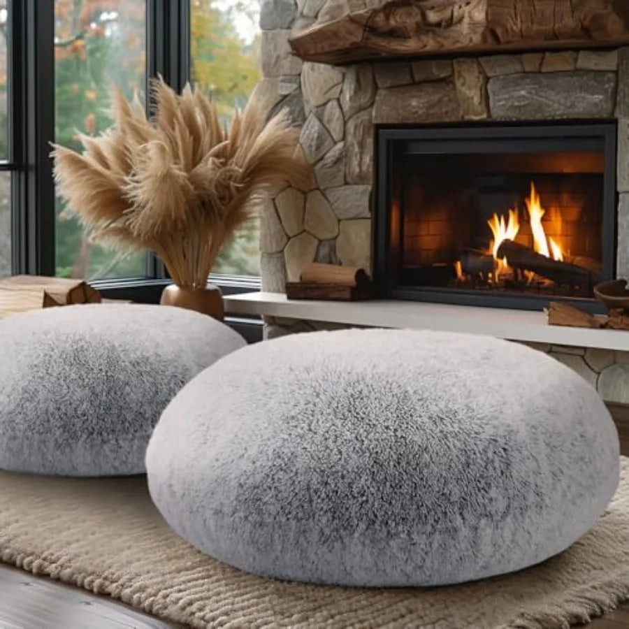 Faux Fur Fluffy Large Round
