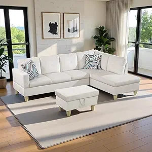 103.5" Oversized Sectional Couch L-Shaped