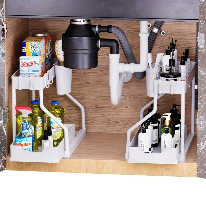 Under Sink Organizer/Pull Out Storage/Large Capacity