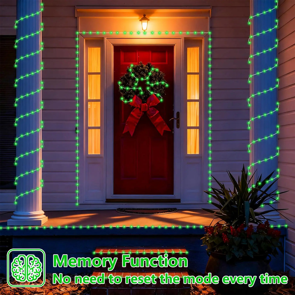 200 Led Rechargeable 72 Ft Solar Rope
