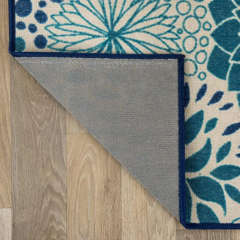 5x7 Modern Floral Circles Outdoor