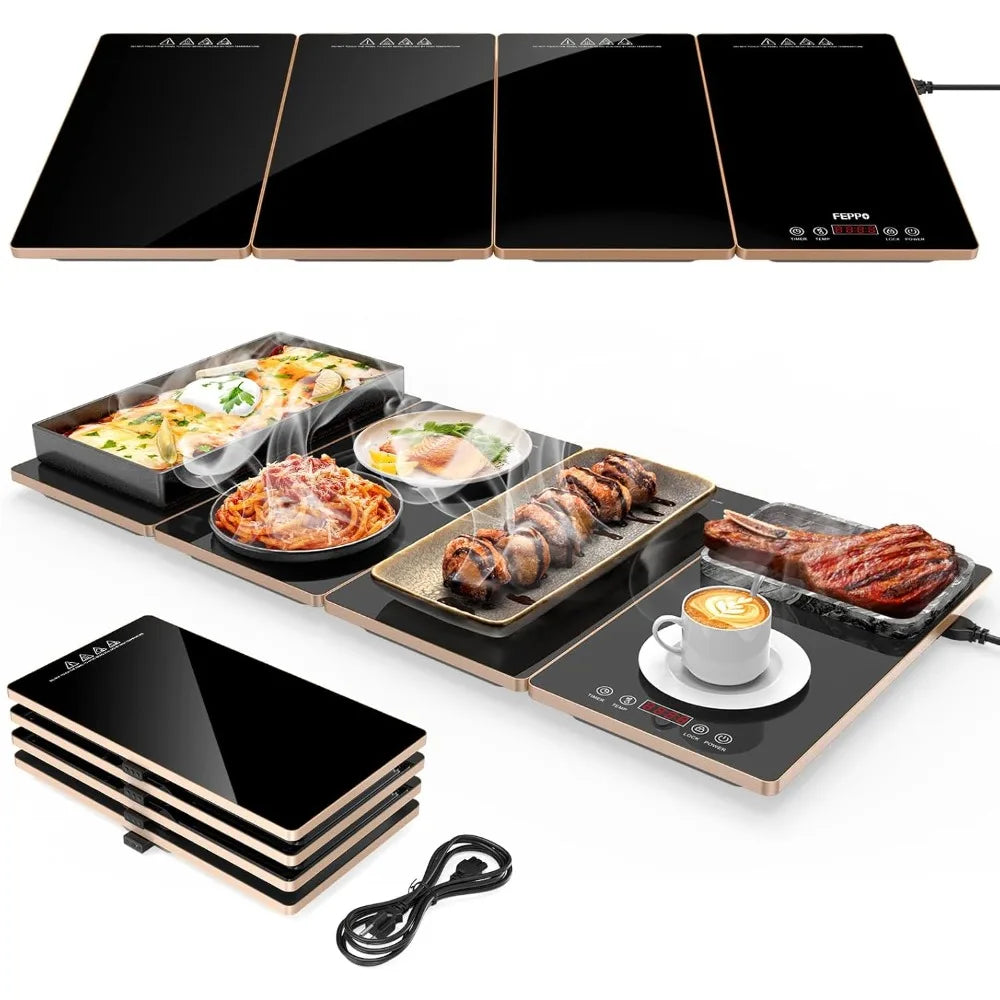Electric Warming Tray, 4-in-1 Food Warmer