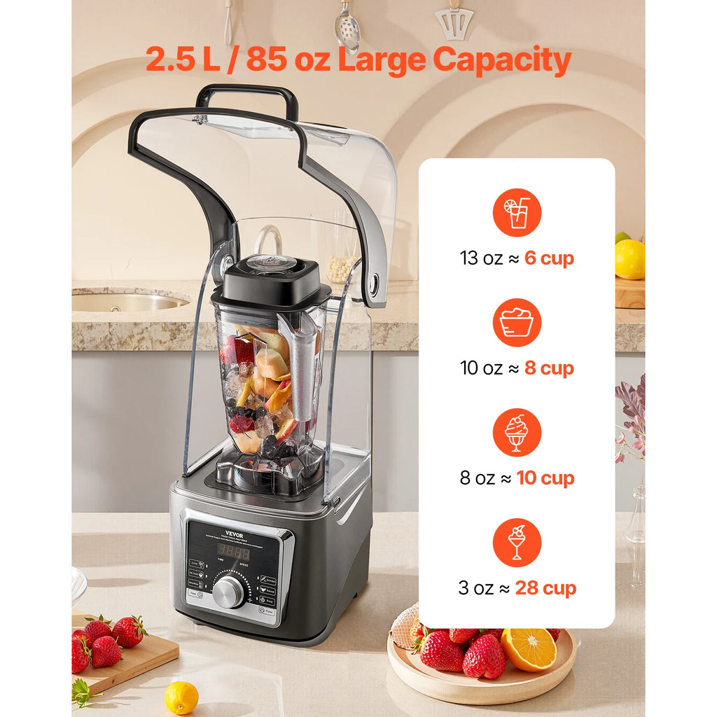 2.5L/3.5L Electric Blender for Smoothies 1400W