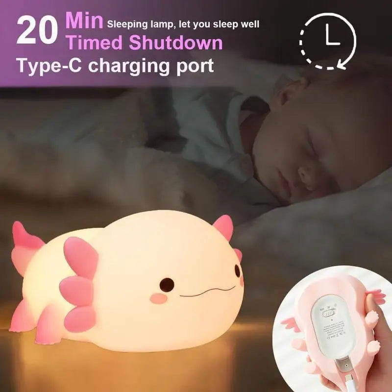 Cute Dinosaur Squishy LED Lamp