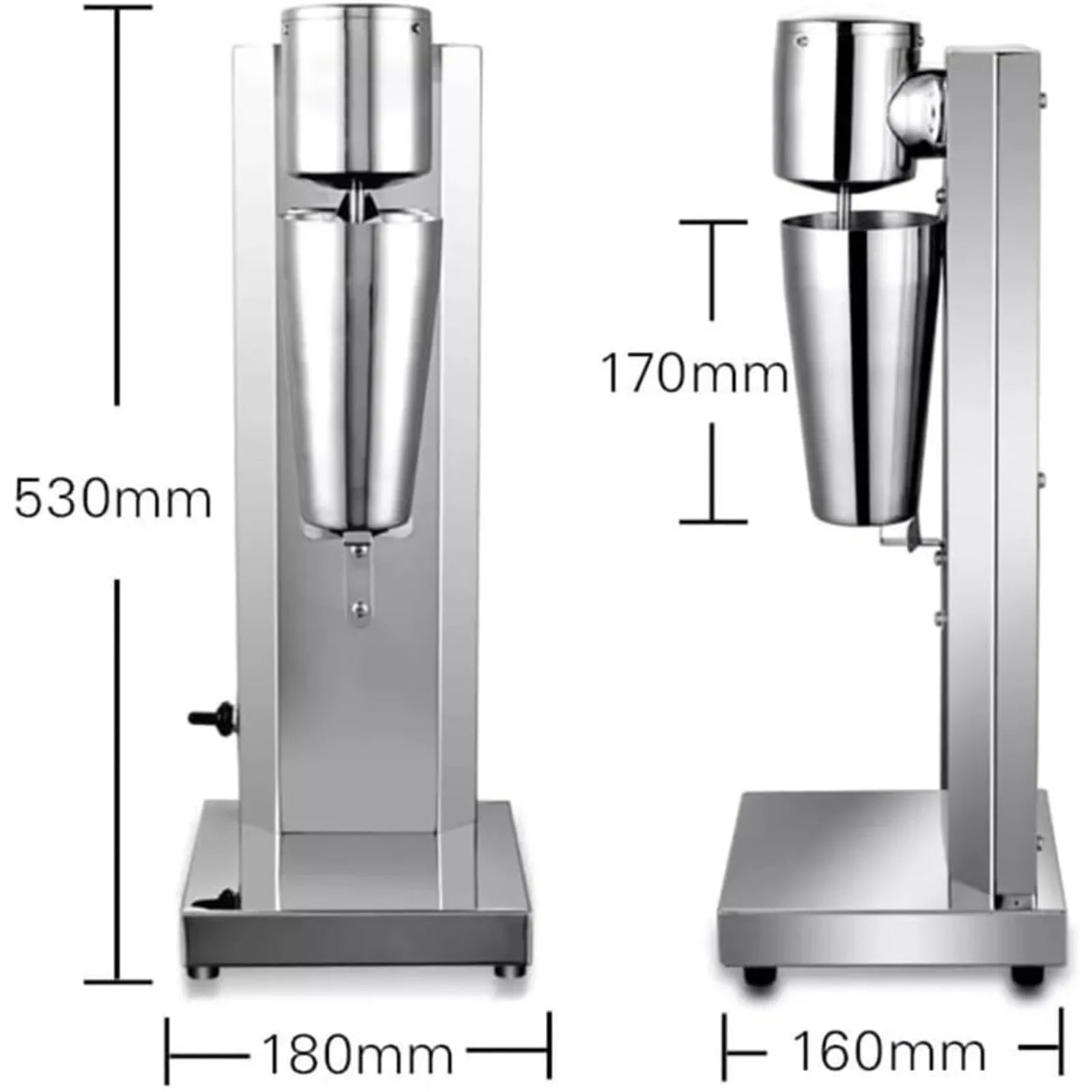 Commercial Electric Milkshake Maker Machine 110V 180W