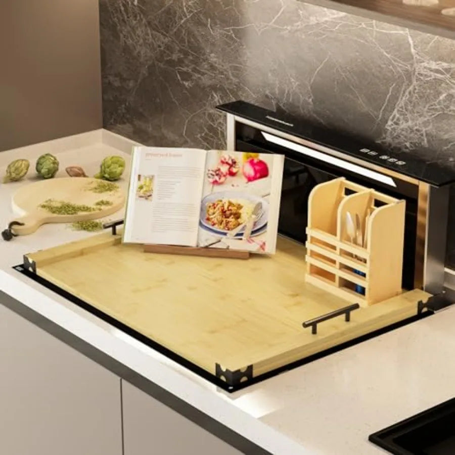 Stove Top Covers for Electric/Gas Stove/Sink W/Handles