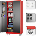 71 Tall Lockable Metal Storage Cabinet