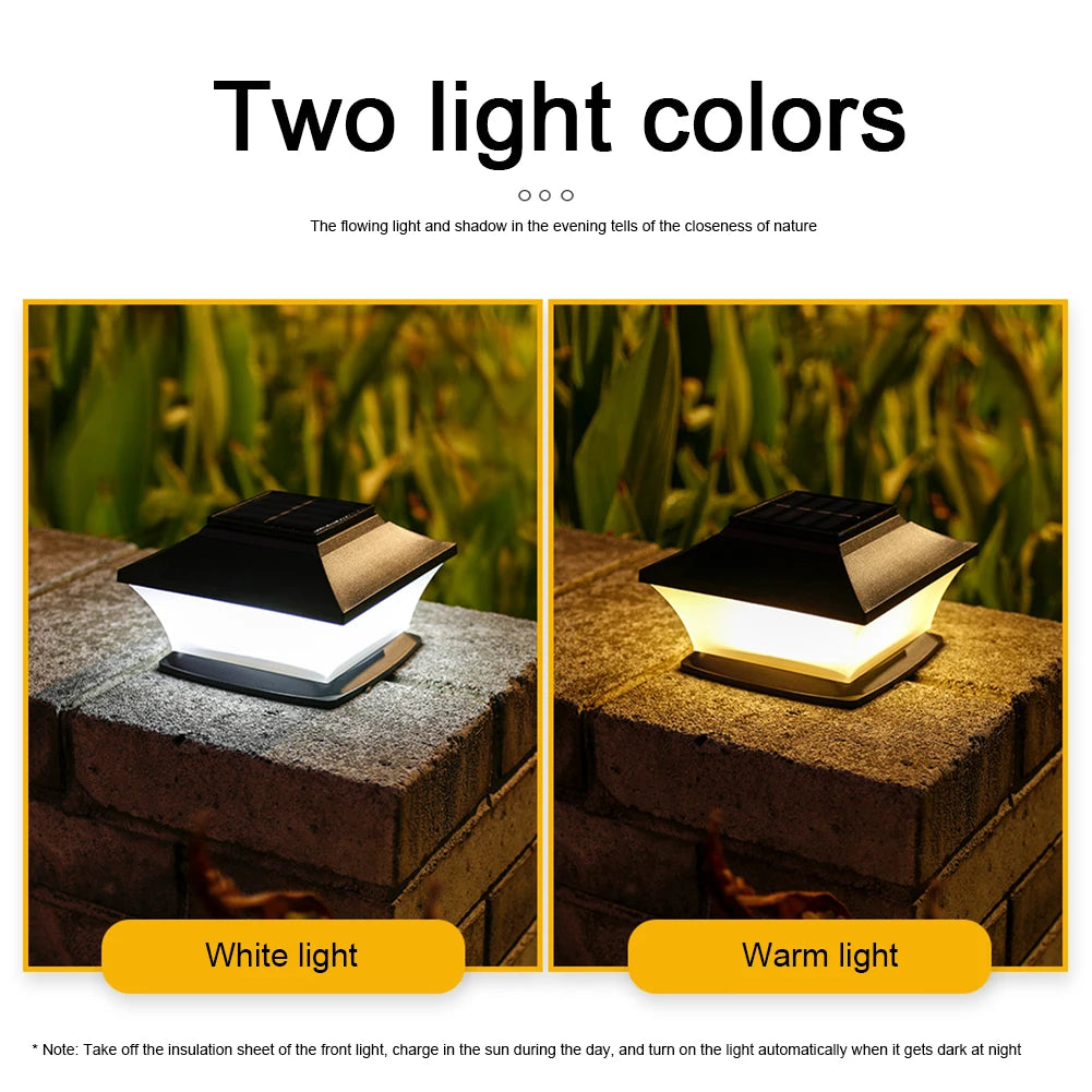 Solar Post Cap Light LED