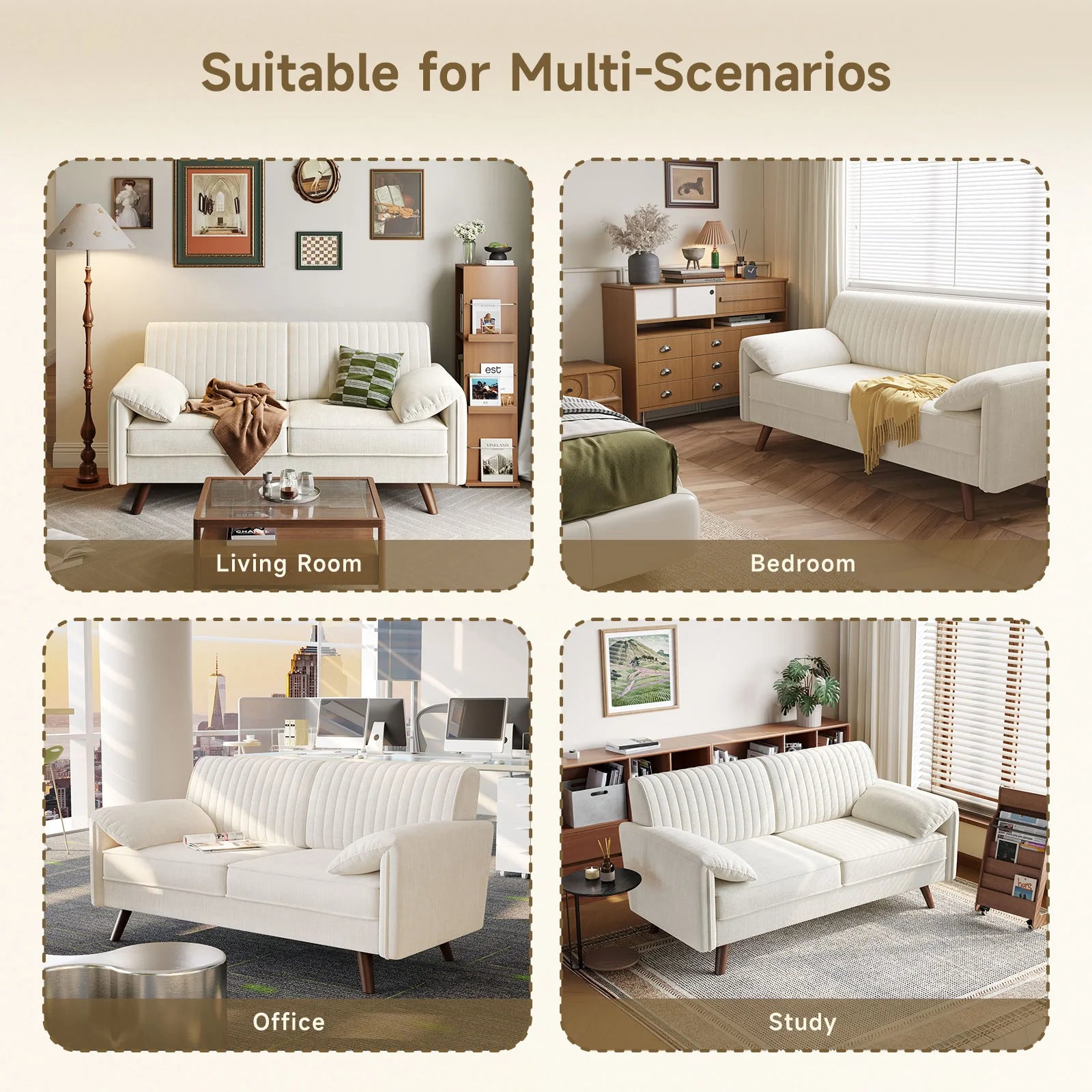 64.5" Loveseat Chenille