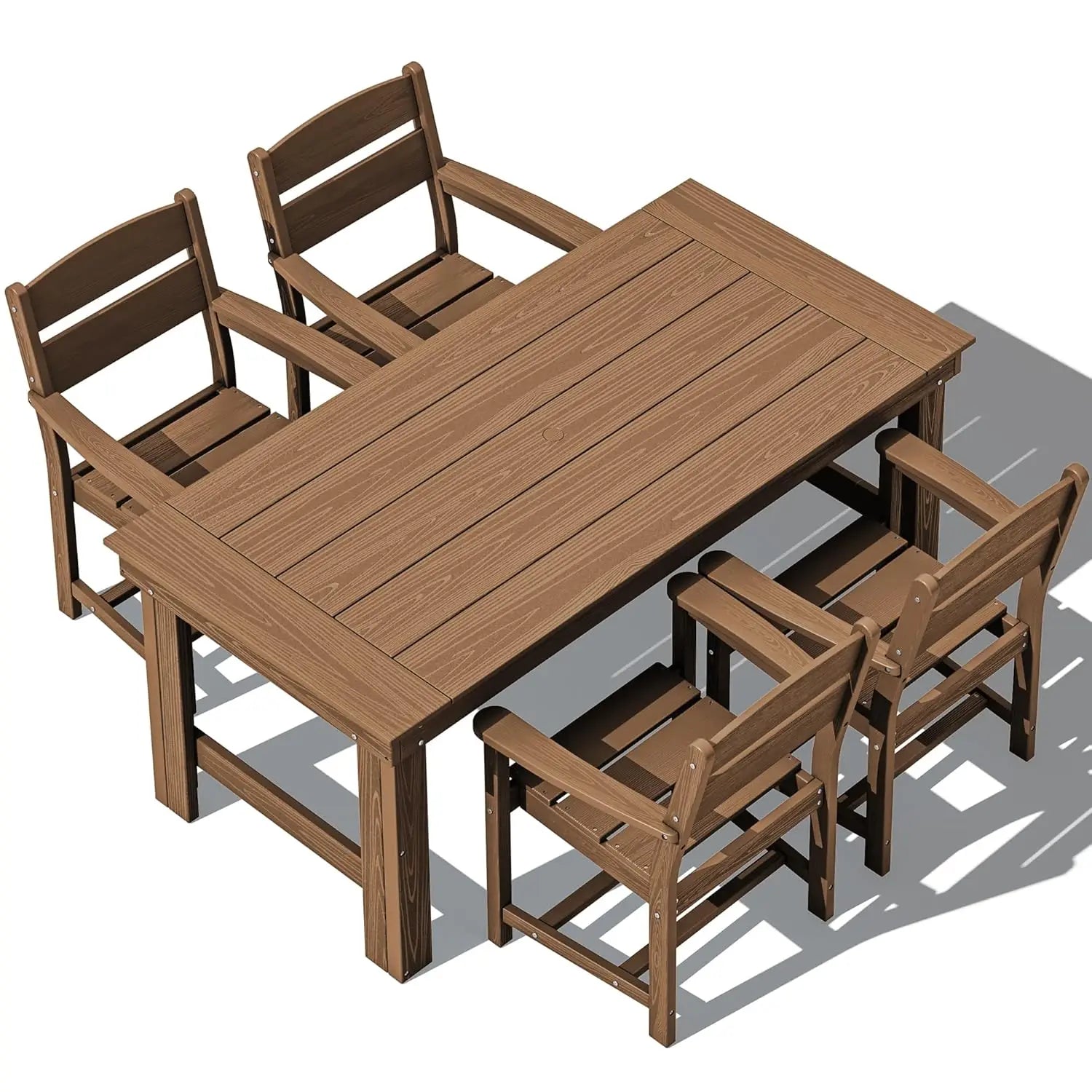 5 pc 67in HDPE Patio All-Weather
