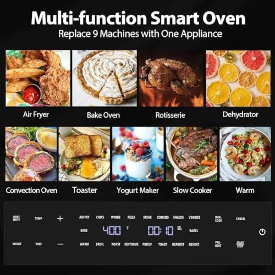 Extra Large 32QT Air Fryer W/19-in-1 Multi-Functional