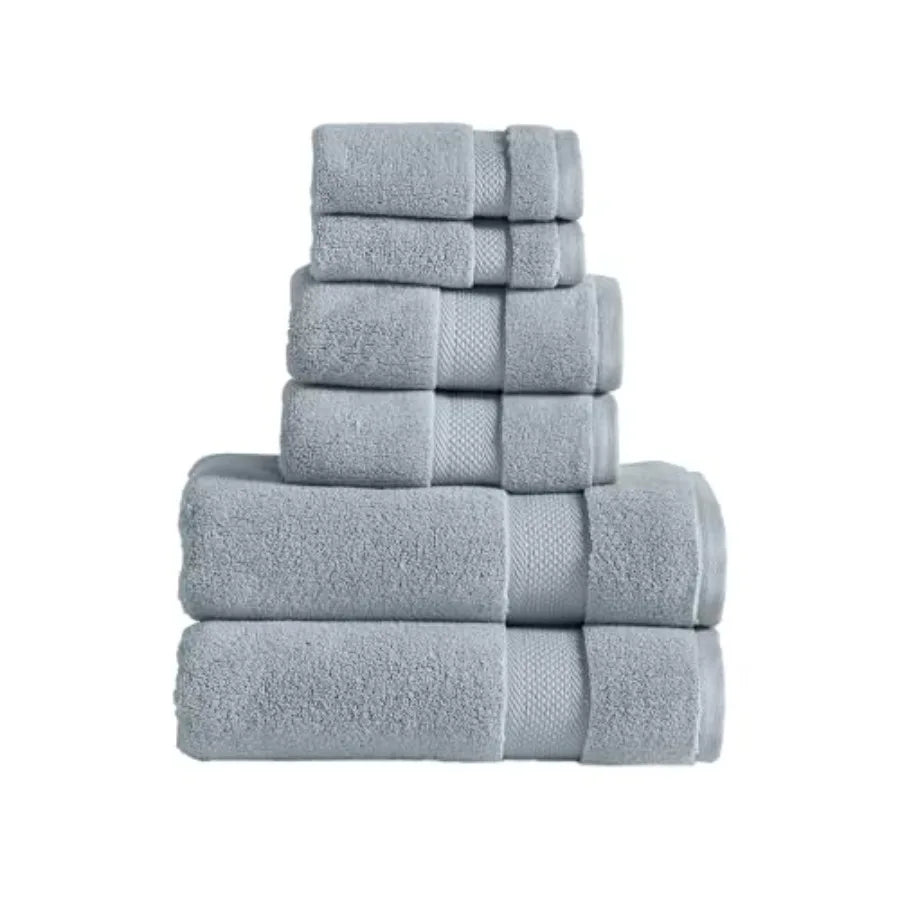 Luxury 6-Piece Quick-Dry Towel Set Plush