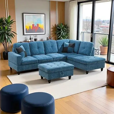 103.5" Oversized Sectional Couch L-Shaped