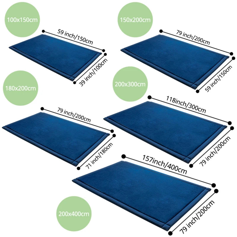 1pc Japanese Tatami Velvet Mat 3CM Thick