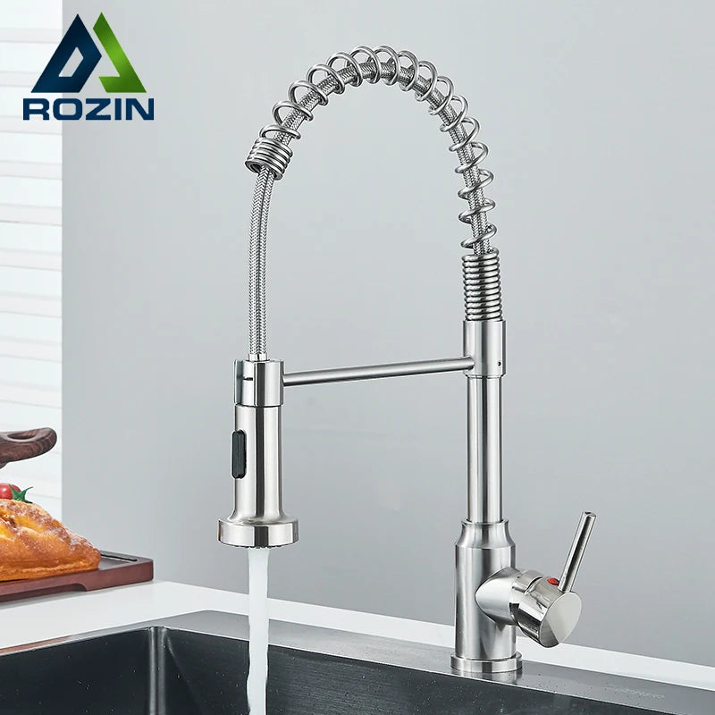 Pull Down Single Handle Mixer Tap 360° Swivel