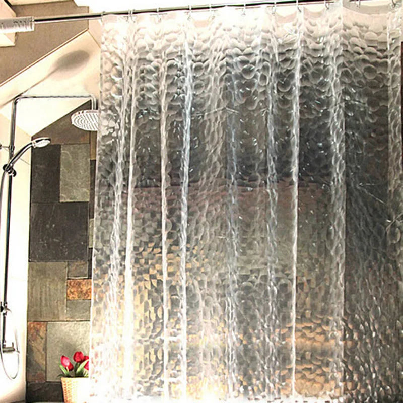 1.8x1.8m Shower Curtain Mold-proof Waterproof
