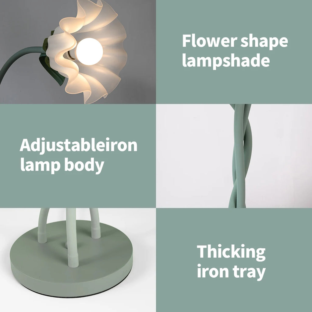 Dimmable Retro 3-Head Flower Lamp
