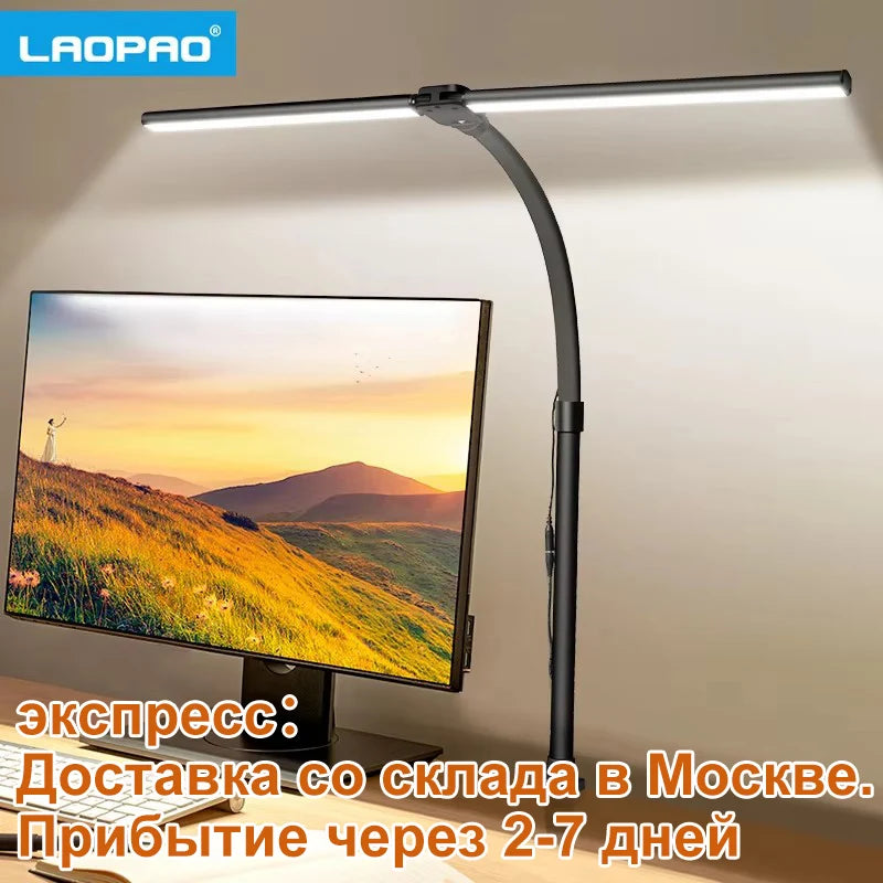 Double Head LED desk Lamp