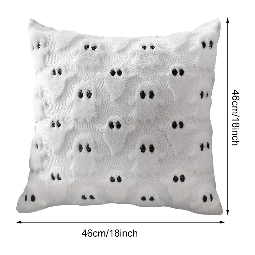 Halloween Knit Throw Pillow Covers