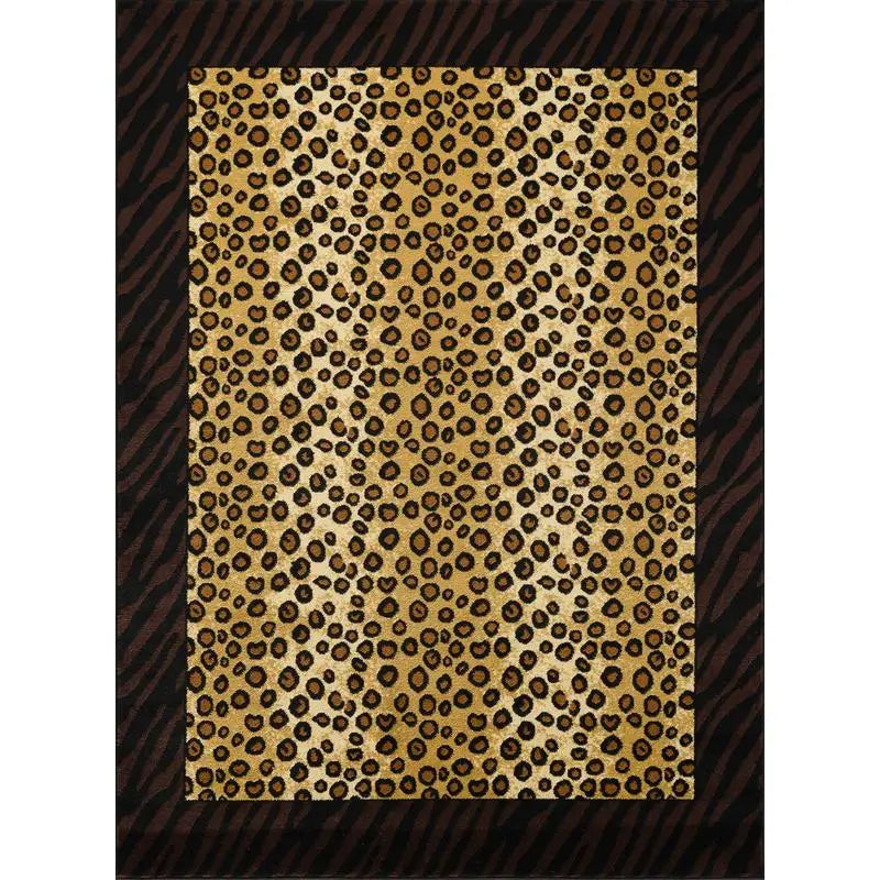 Animal Print Area Rug 2' 7: x 7'3"