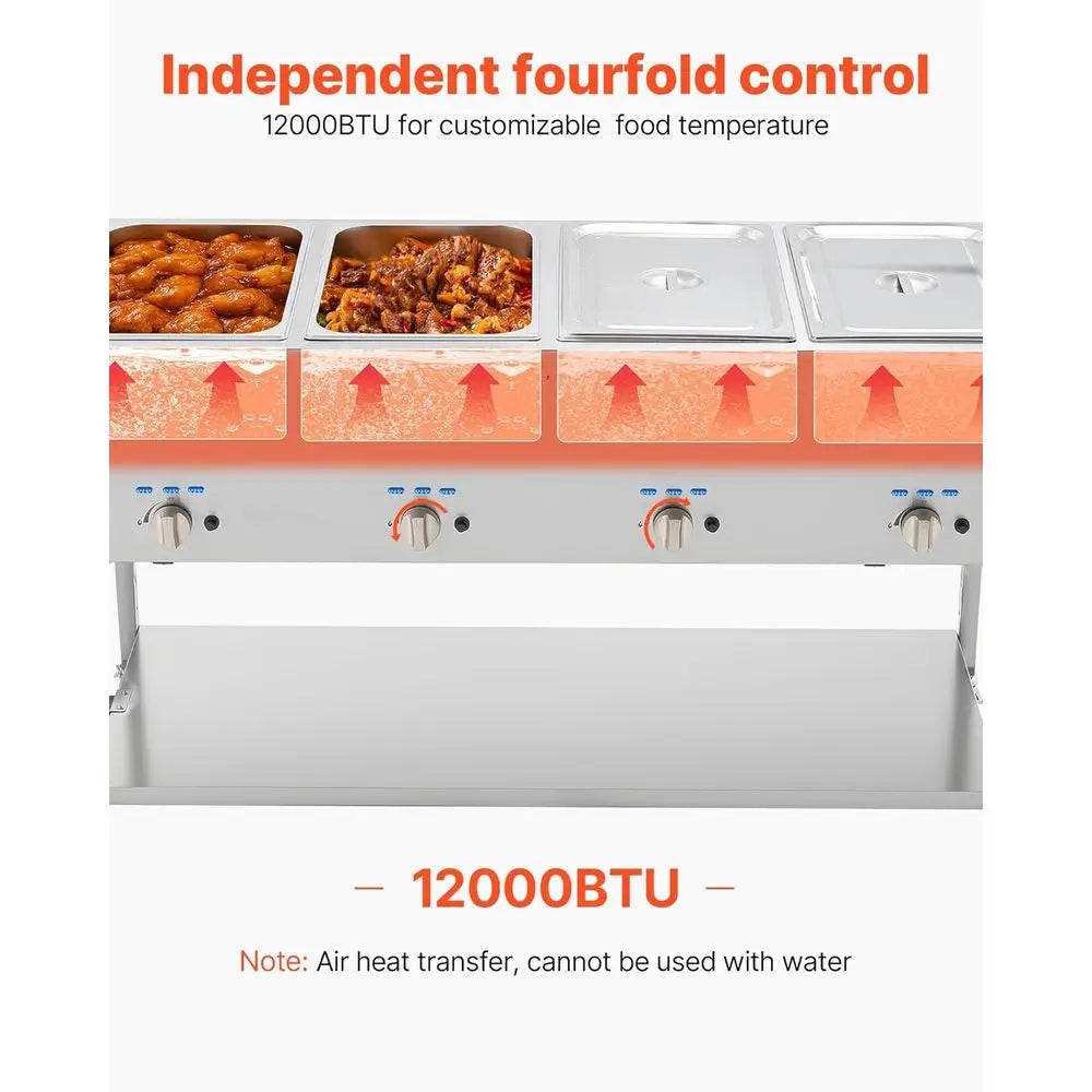 Commercial Propane Steam w/Independent Temp Control