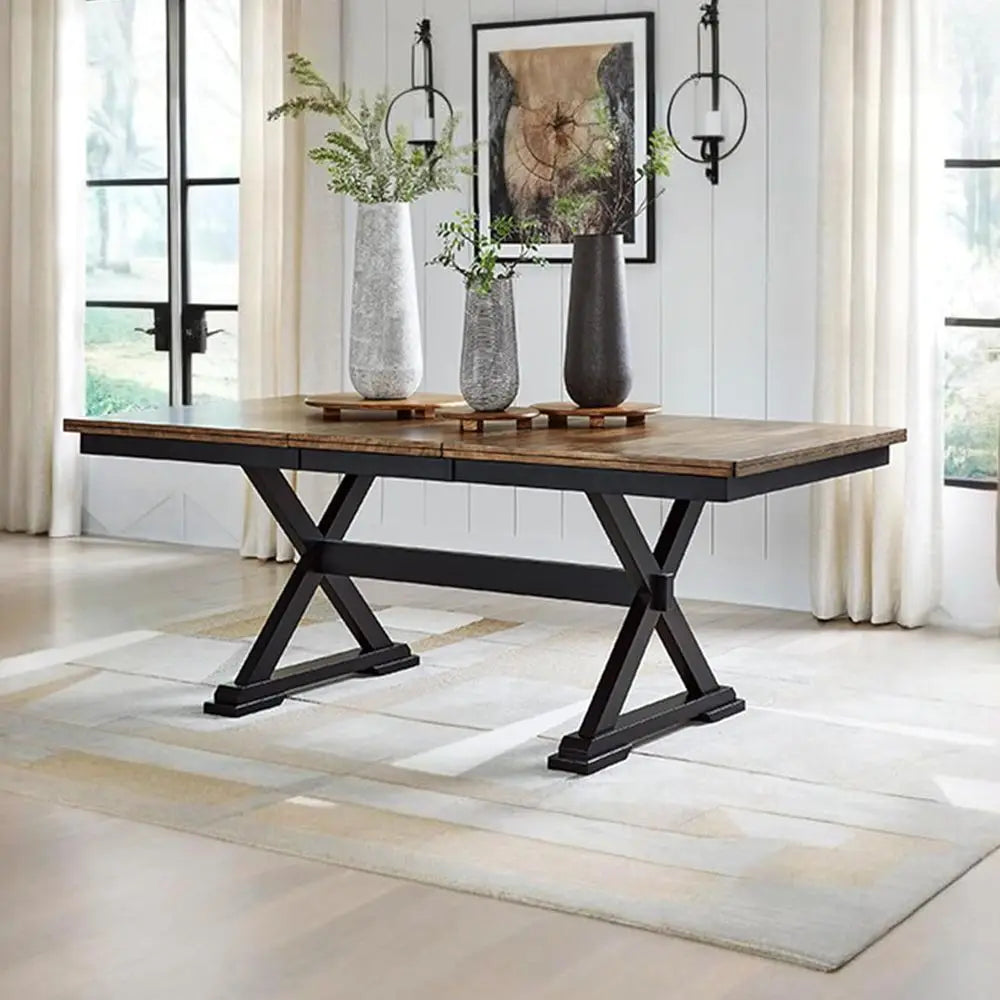 Self-Storing Butterfly Leaf, Seats 8, 40" W x 78" D x 30.13" H