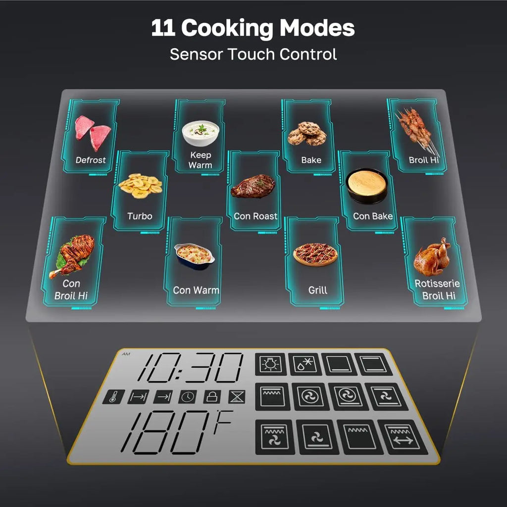 24 Inch Electric Wall Oven, 2.6 Cu.Ft, Convection