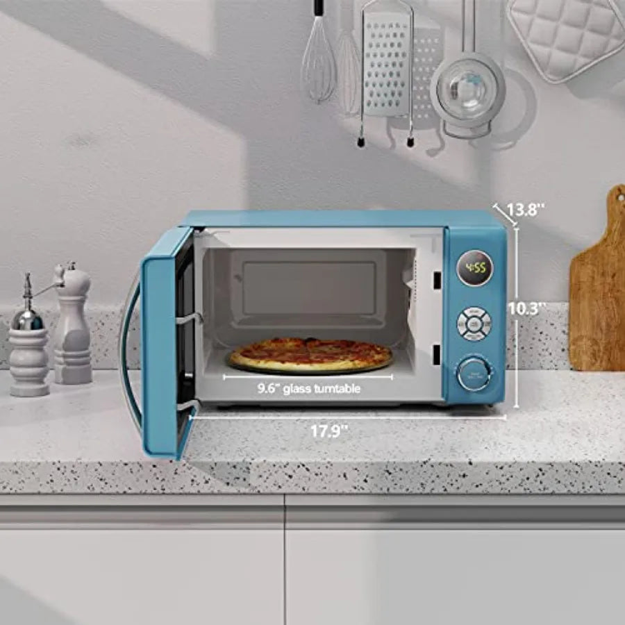 Retro Microwave, LED Lighting, Bebop Color
