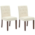 2 Upholstered Parsons w/Nailhead Trim