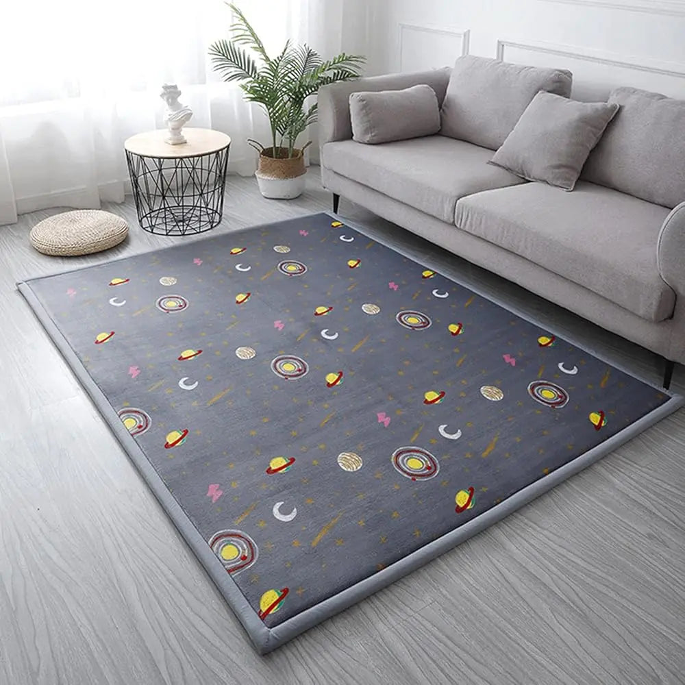 6'7"x7'10" Velvet Memory Foam