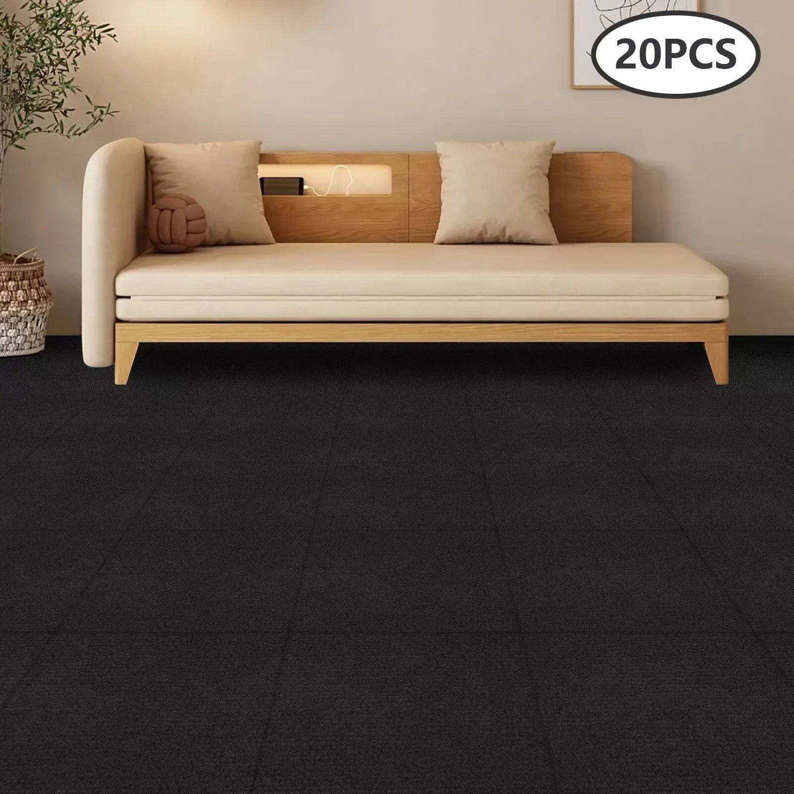 20 Self Adhesive Carpet Tiles