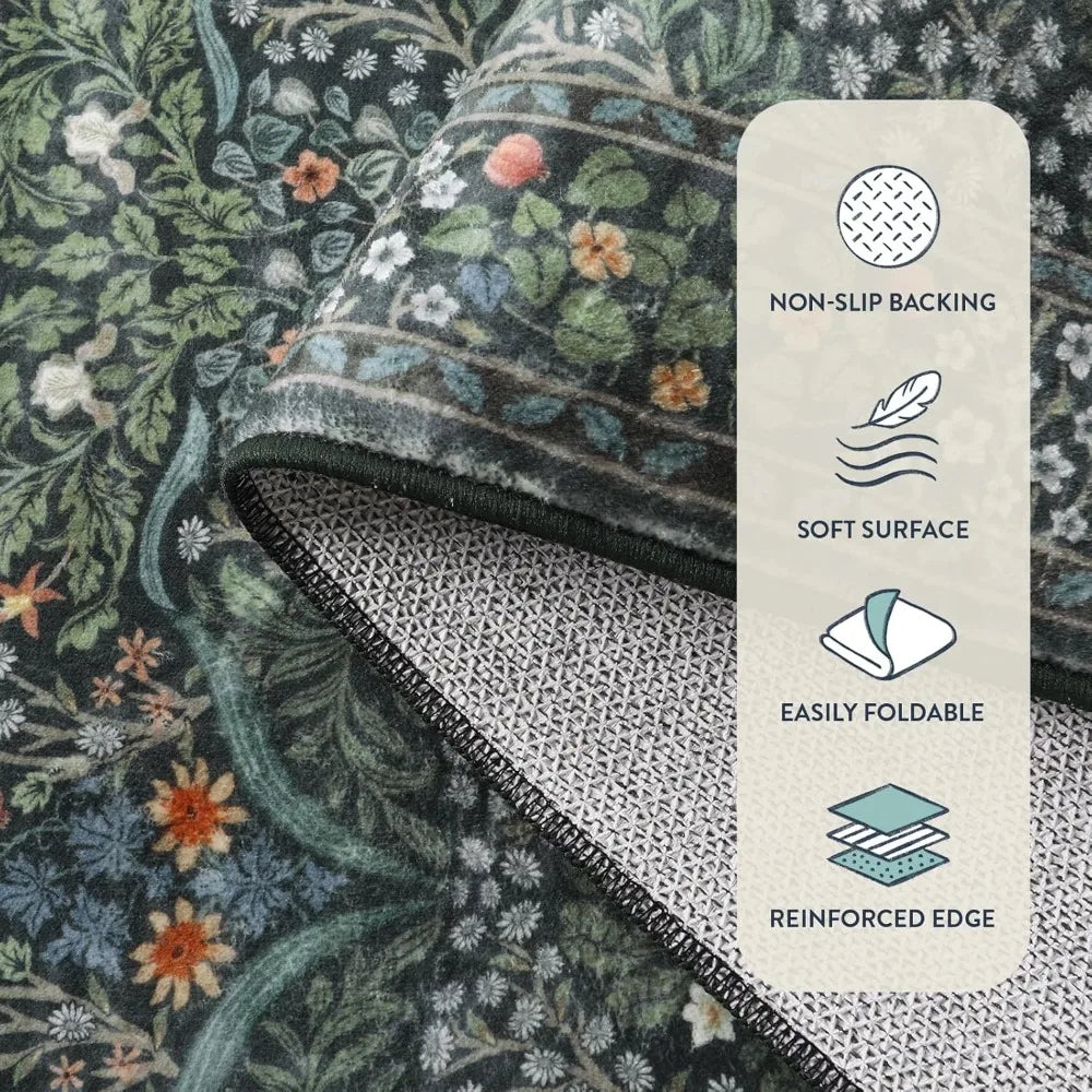 9x12 Soft Washable Stain-Resistant