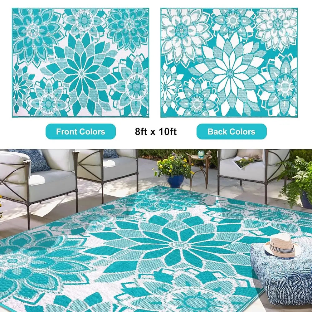Outdoor Rug 8' X 10' Reversible