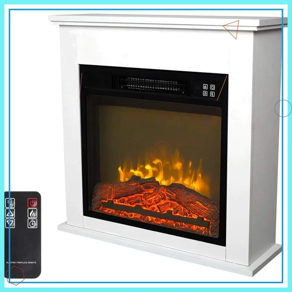 25'' Freestanding Electric Fireplace Heater