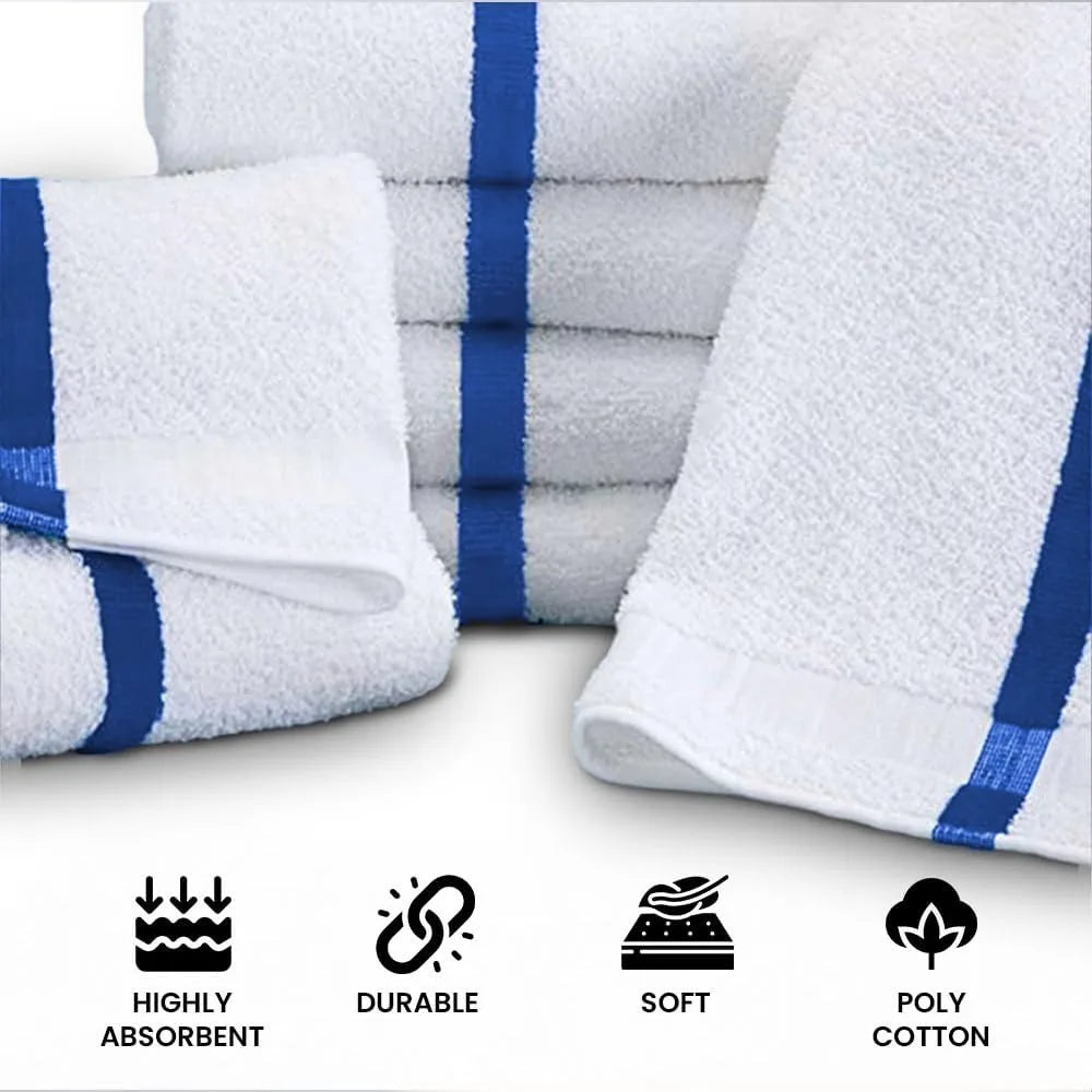Centre Stripe 120 Bulk Towels (22x44)