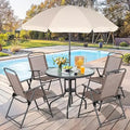 6-Piece Folding Patio Set All-Weather