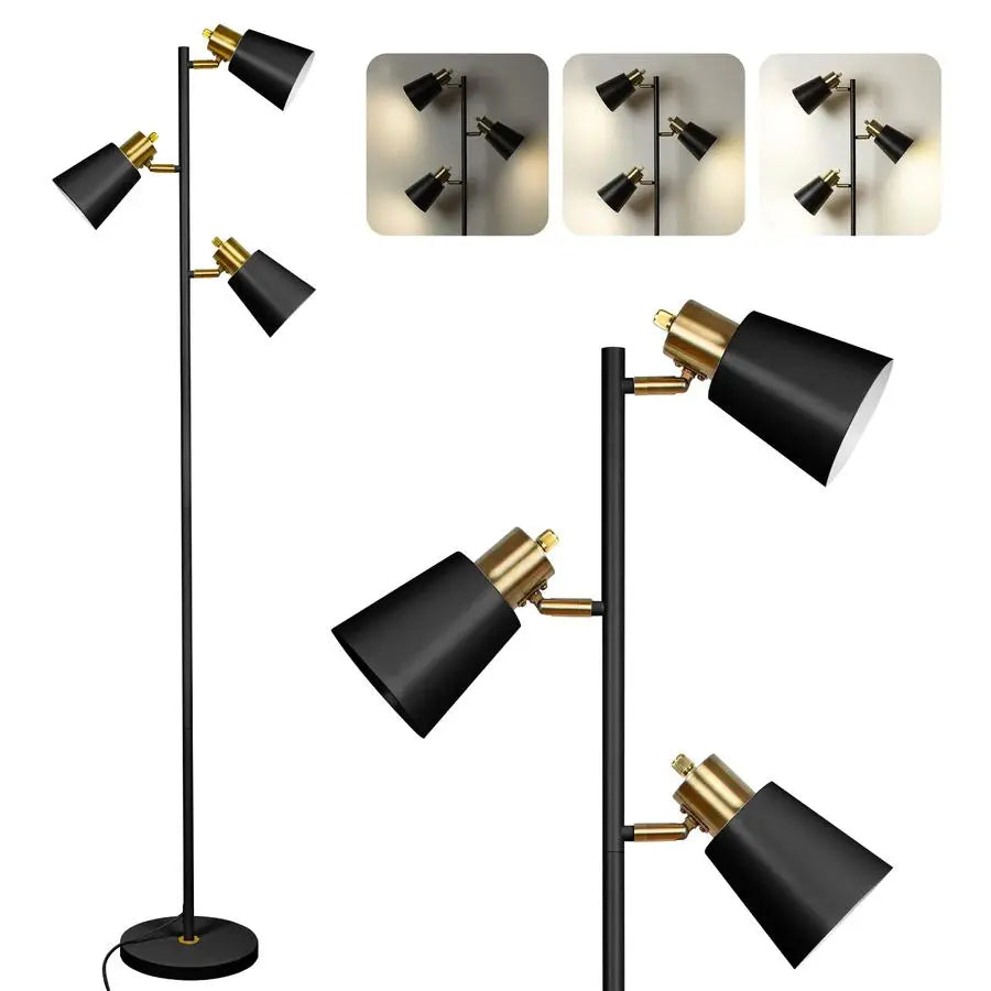 Floor Lamp industrial 3Light LED