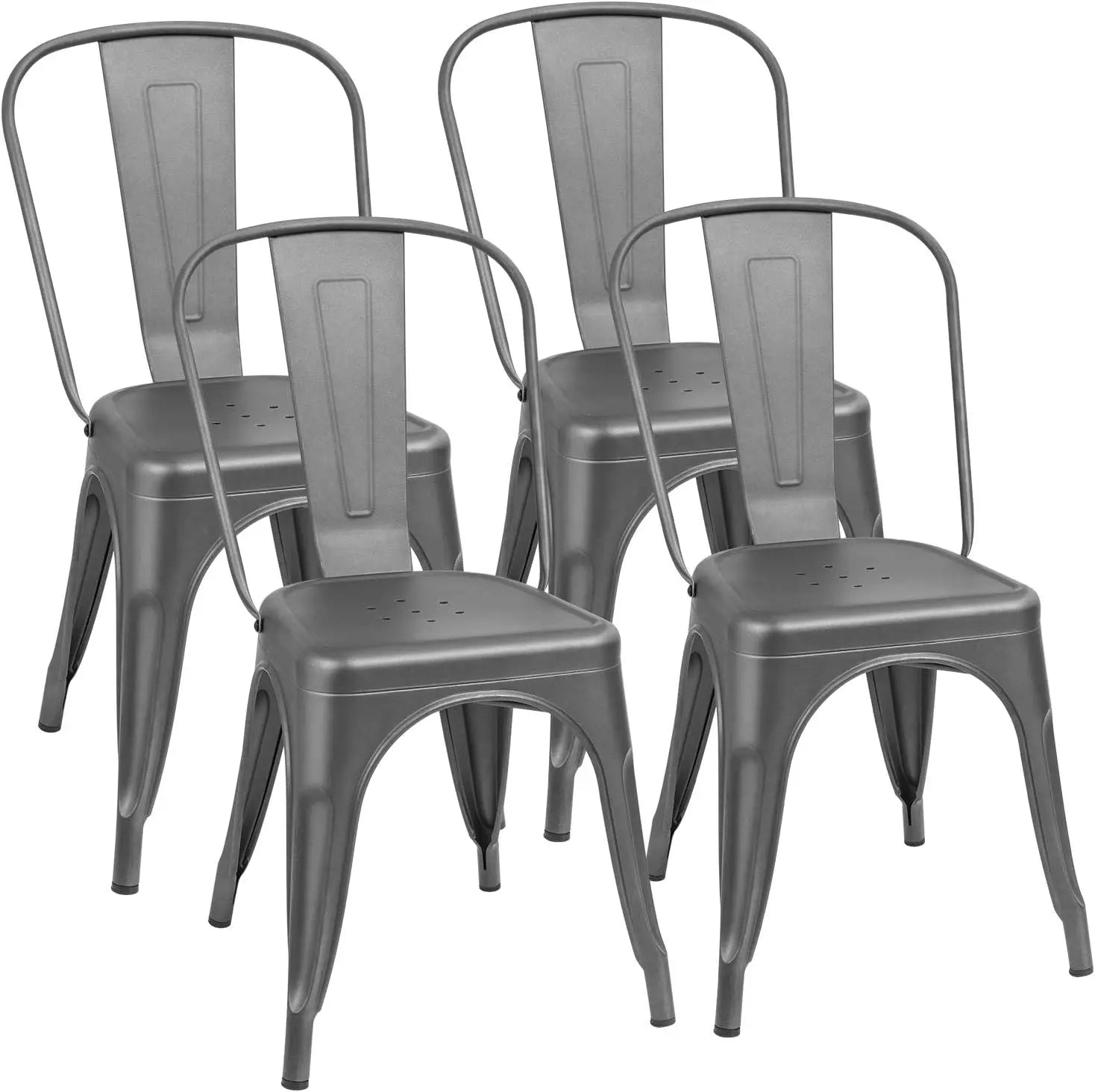 4 Metal Indoor-Outdoor Stackable Classic