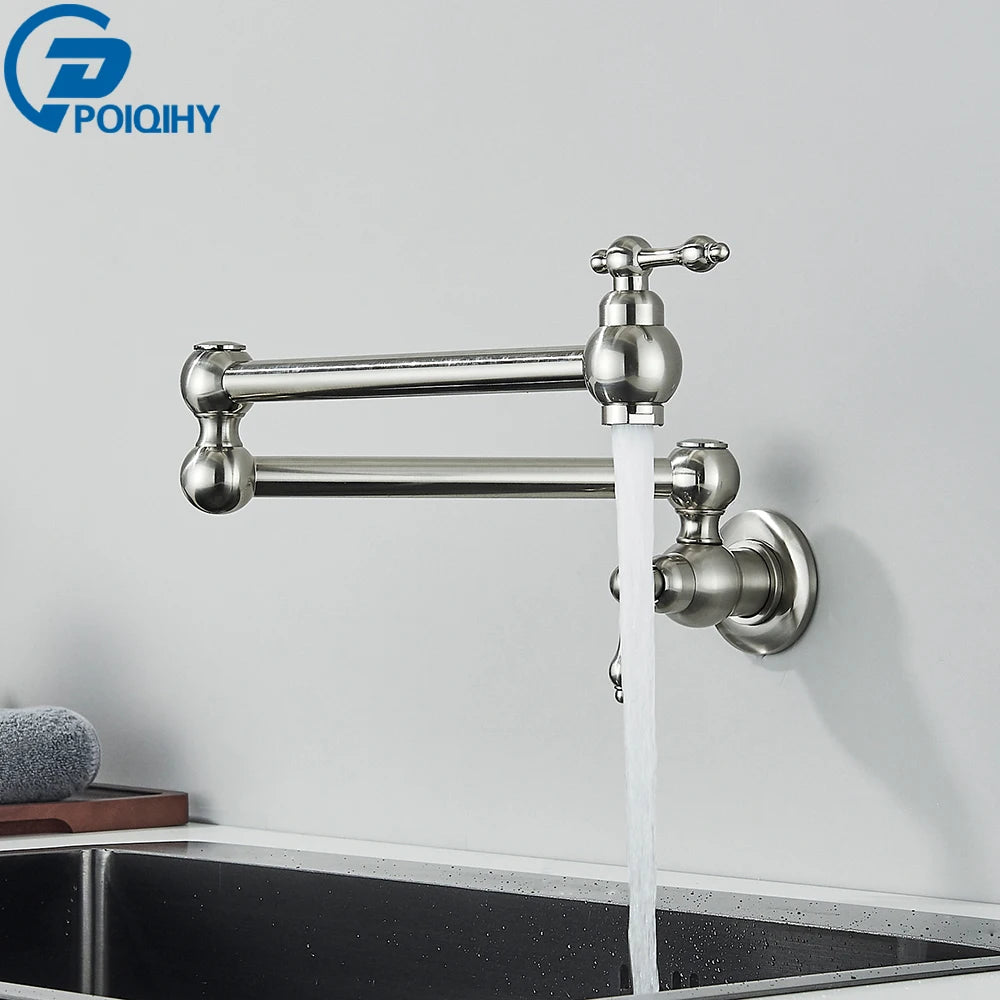 Chrome Black Wall Mounted 360 Rotating