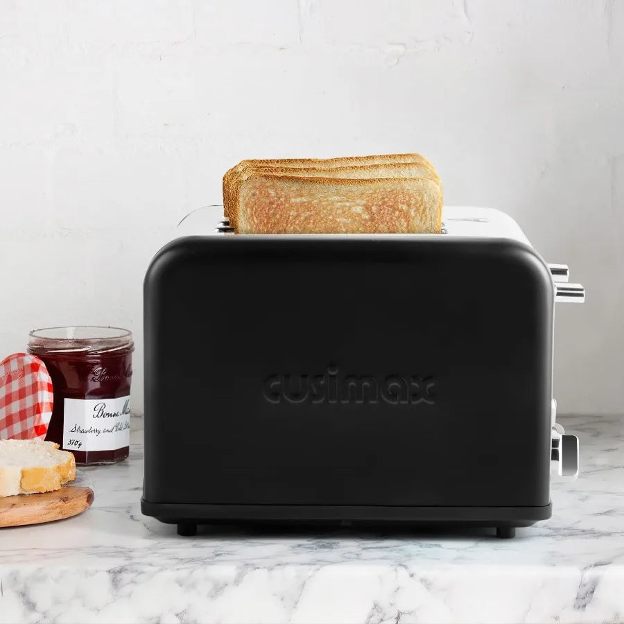 4 Slice Toaster, LED Display, Stainless