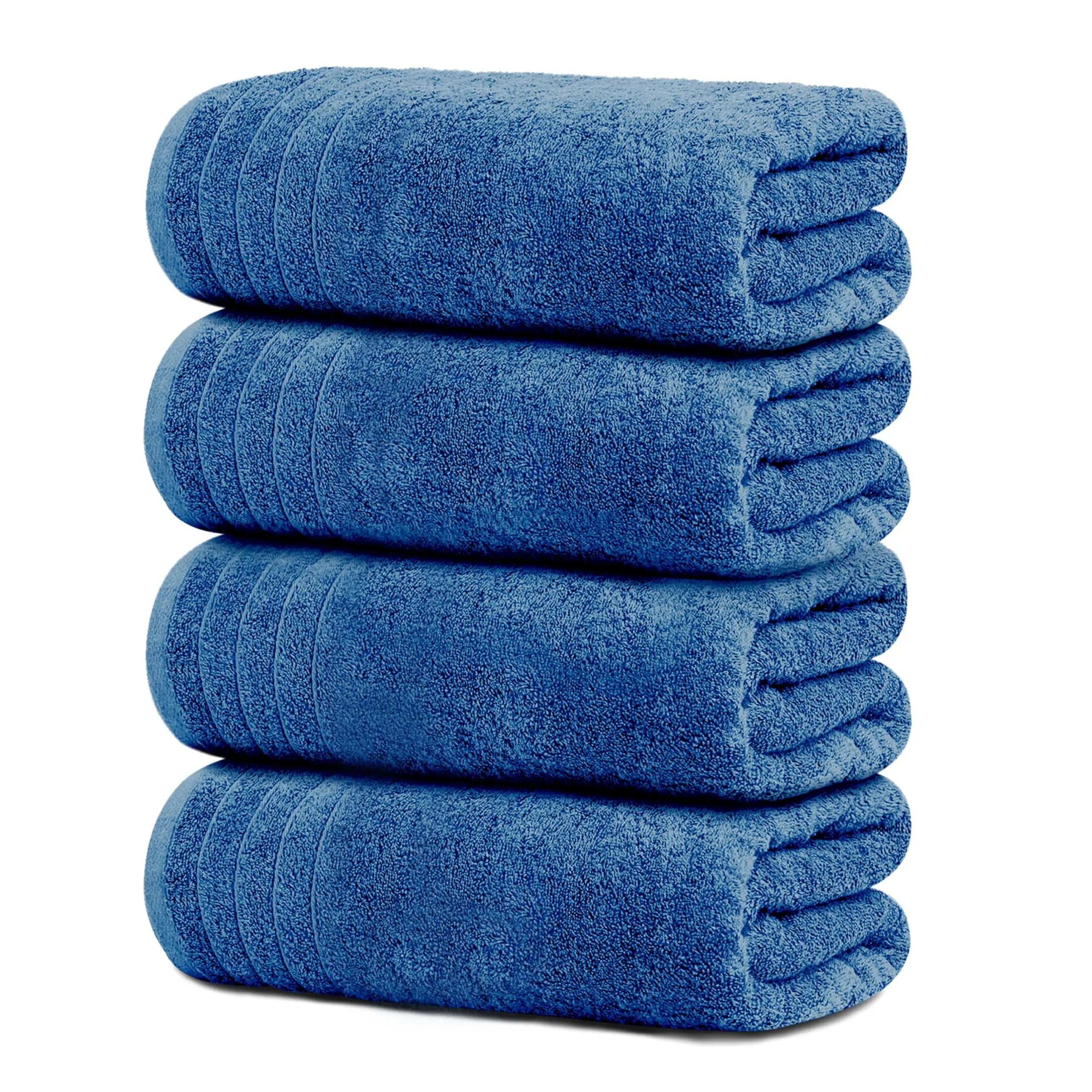 Towels Pack of 4 Extra Large Bath Towels 30 x 60