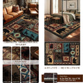 6x9 Lodge Southwestern Bear Washable