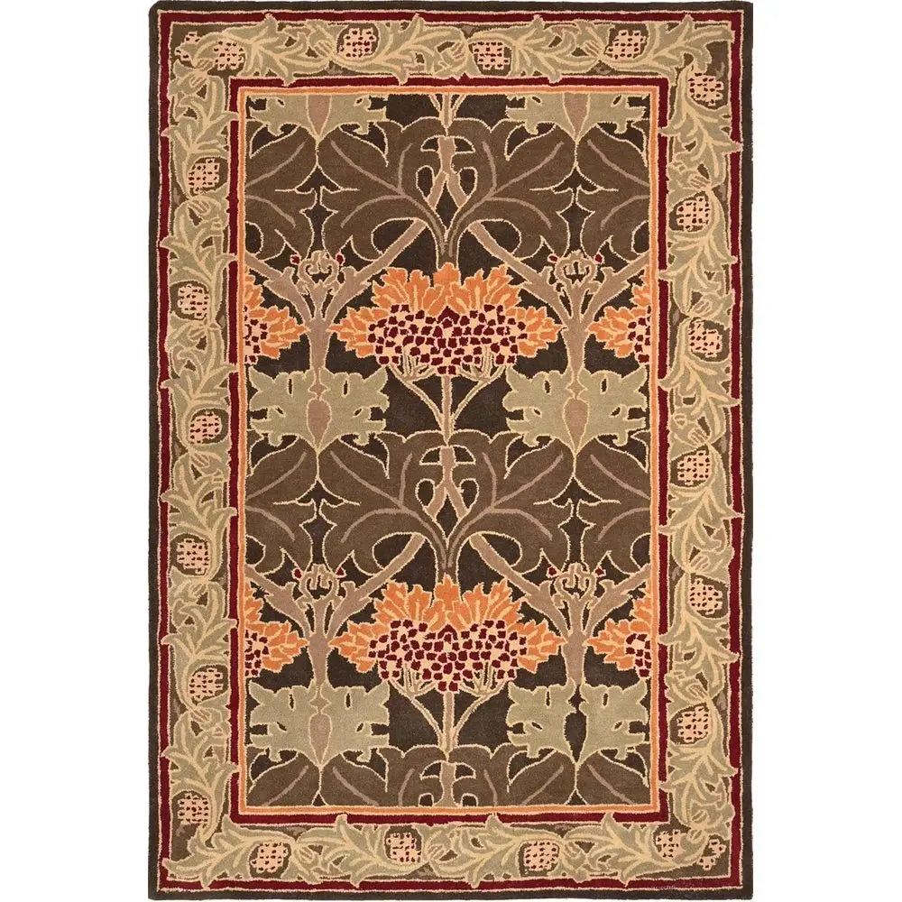 9x12 Handmade W. Morris Traditional Oriental 100% Wool
