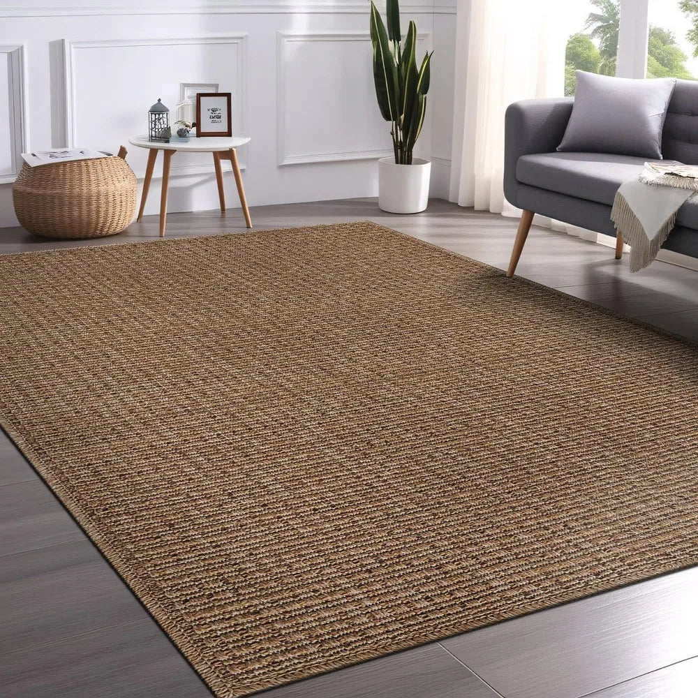 5x7 Natural Jute Durable Outdoor/Indoor