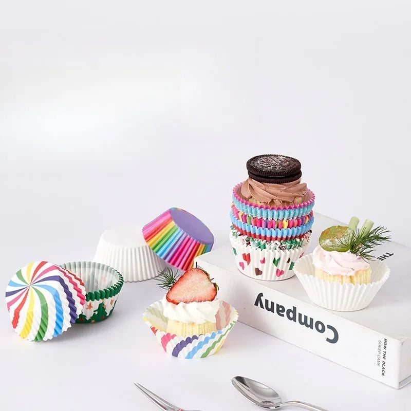 100pcs Muffin/Cupcake Paper Cups