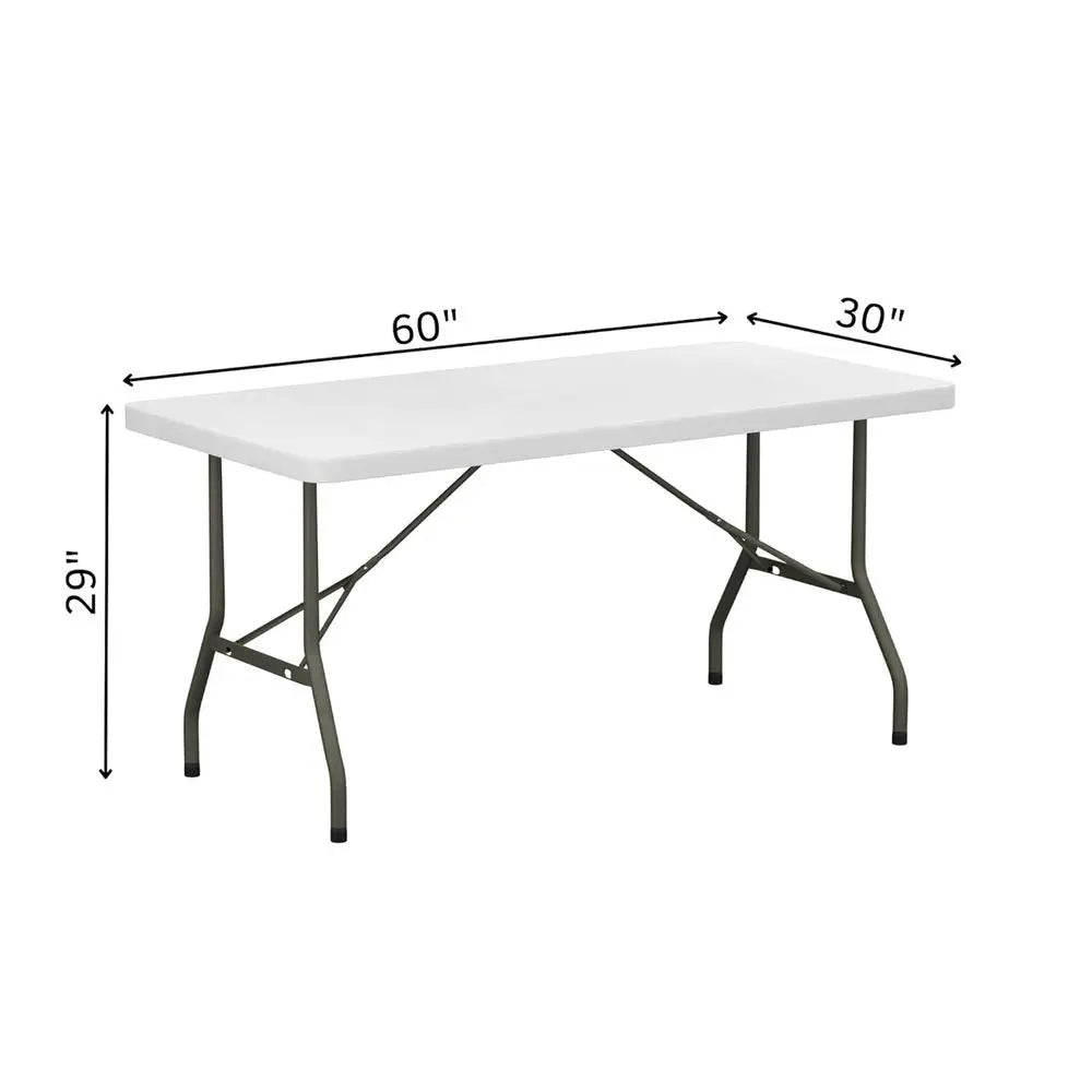 5-Pack 30 x 60 White Heavy-Duty Plastic