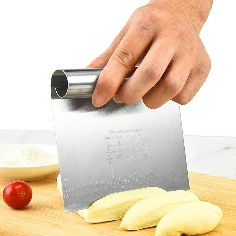Stainless Scale Cake Scraper DIY Dough Pastry